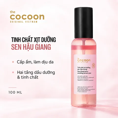Tinh Chất Xịt Dưỡng Cocoon Sen Hậu Giang 100ml