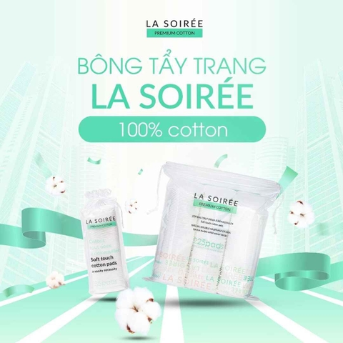 Bông Tẩy Trang La Soirée Premium Cotton