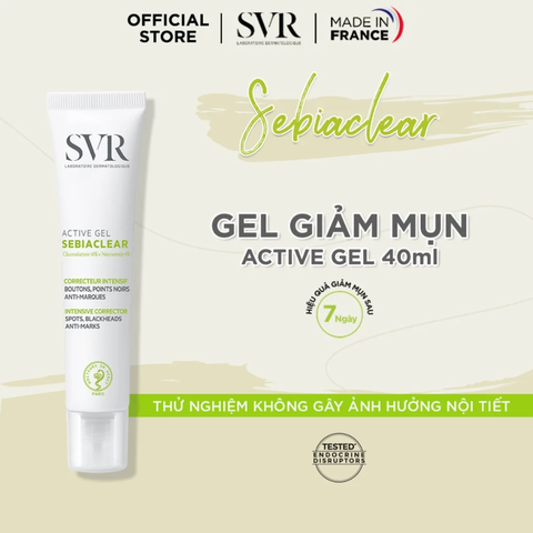 Gel Dưỡng SVR Giảm Mụn & Loại Bỏ Dầu Nhờn Sebiaclear Active Gel (Nhập Khẩu)