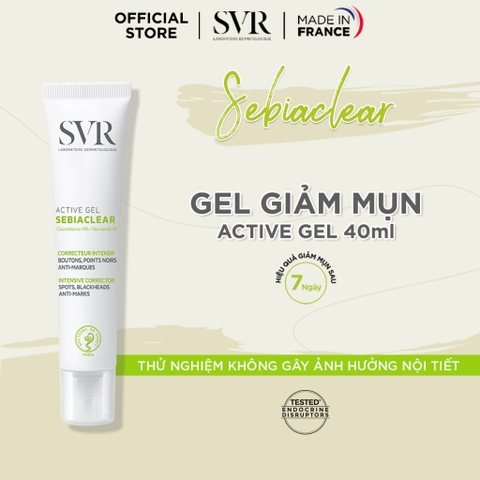 Gel Dưỡng SVR Giảm Mụn & Loại Bỏ Dầu Nhờn Sebiaclear Active Gel (Nhập Khẩu)