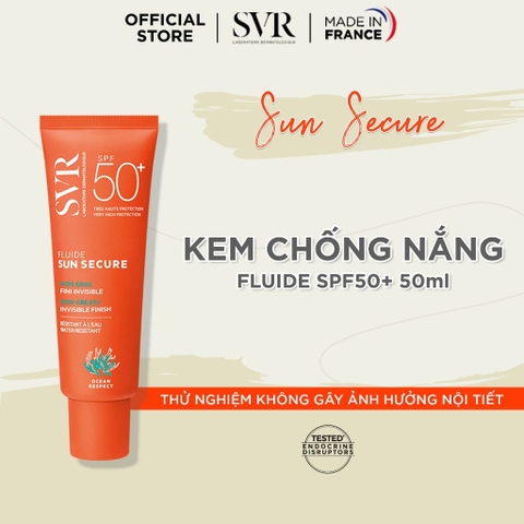 Kem Chống Nắng SVR Fluide Sun Secure SPF50+ 50ml (Mẫu Mới) (Nhập Khẩu)