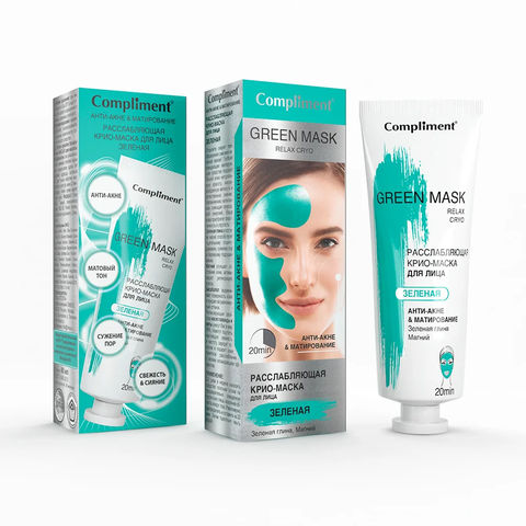 Mặt Nạ Đất Sét Xanh Compliment Green Mask 80ml