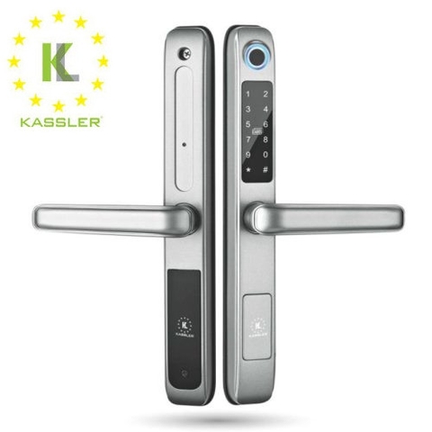 Khóa điện tử cửa nhôm Kassler KL-599 RG có app mobile