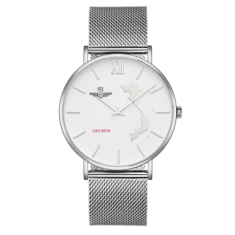 Đồng hồ Nam dây thép không gỉ Sunrise (SRWATCH) VNU2318.1102 LIMITED EDITION
