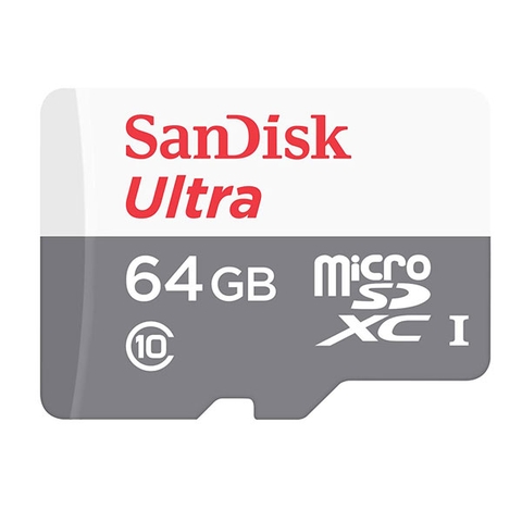 Thẻ nhớ Micro SD 64GB Sandisk Ultra SDSQUNR-064G-GN3MN