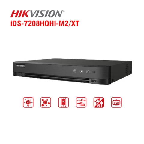 Đầu ghi 8 kênh Turbo ACUSENSE Hikvision iDS-7208HQHI-M2/XT