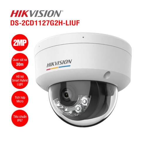 Camera IP 2MP HIKVISION DS-2CD1127G2H-LIUF