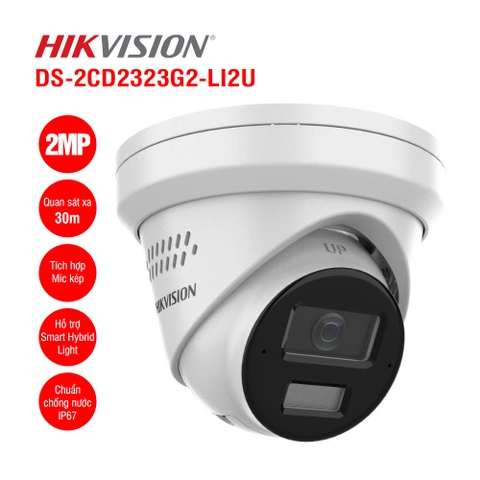 Camera IP Turret 2MP Hikvision DS-2CD2323G2-LI2U