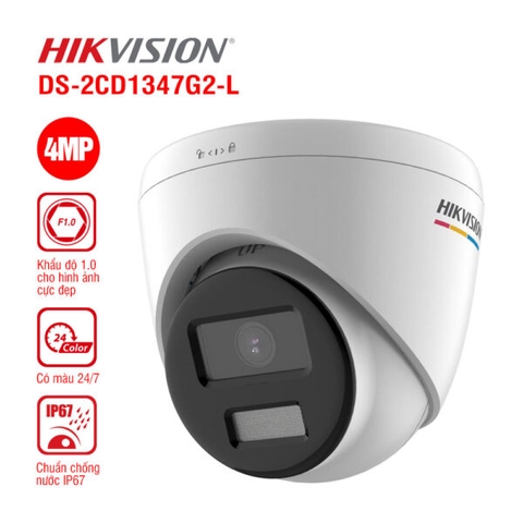 Camera IP 4MP HIKVISION DS-2CD1347G2-L