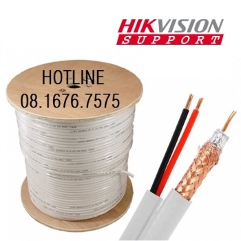 Cáp đồng trục liền nguồn Sino RG59 chuyên dùng thi công Camera (Cuộn 305m)