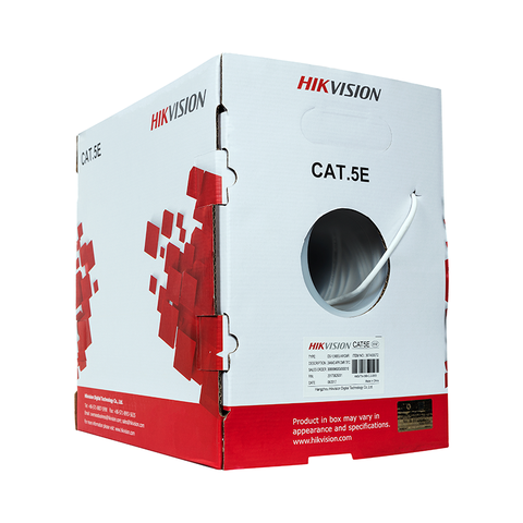 Cáp mạng chuyên dụng  CAT5 Hikvision 8 Lõi đồng nguyên chất 99.95% DS-1LN5E-S
