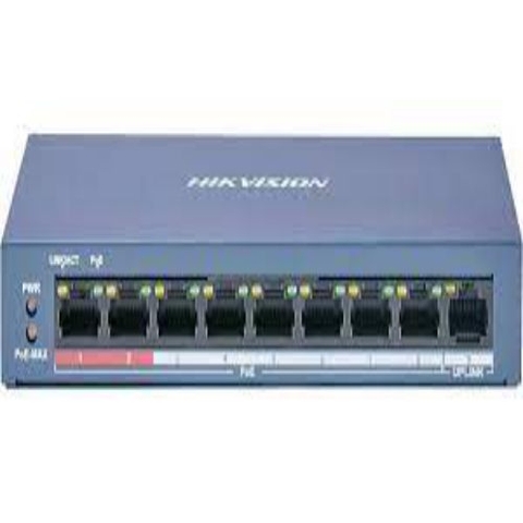 Switch mạng 8 cổng PoE 100M, 1 cổng uplink 10/100M , Layer 2 DS-3E0109P-E/M(B)