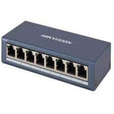 Switch mạng 8 cổng Gigabit 10/100/1000Mbps, layer 2, tự tương thích DS-3E0508-E(B)