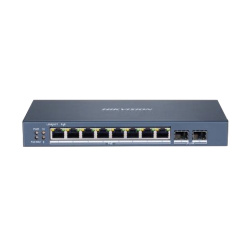 Switch mạng thông minh 8 cổng PoE Gigabit DS-3E1510P-SI