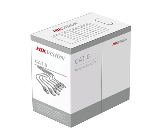 Cáp mạng chuyên dụng  CAT6 Hikvision 8 Lõi đồng nguyên chất 99.95% DS-1LN6UZC0