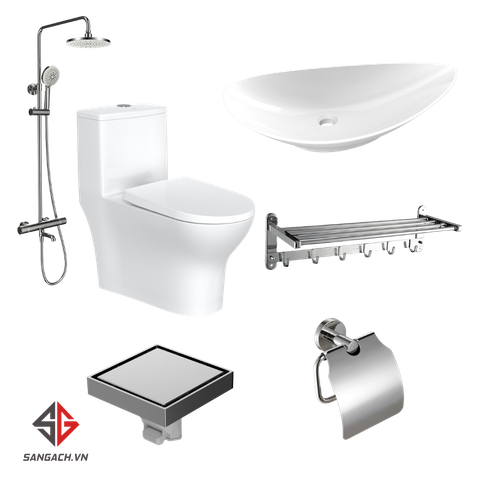 Combo Thiết Bị Vệ Sinh SAGA