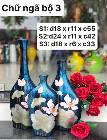 chữ ngã bộ 3 ( sen bạc )