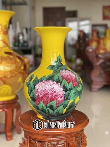 Lọ hoa gốm sứ Bát tràng đẹp-BGD44