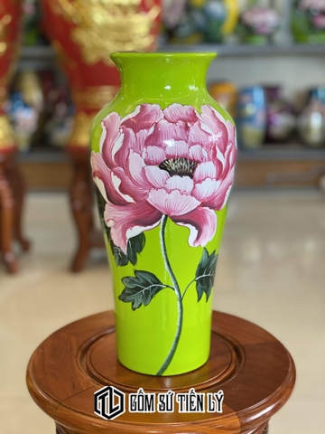 Lọ hoa đẹp vẽ 3d hoạ tiết-BGD90