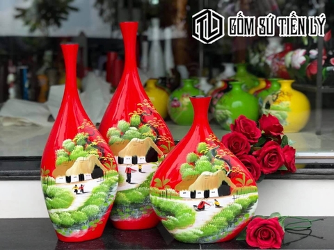 Bộ bình decor trang trí phòng khách-BTD20