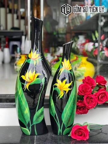 Bộ lọ hoa trang trí decor đẹp mắt-BTD23