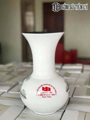 Bình hoa quà tặng Đảng Bộ-GQT01