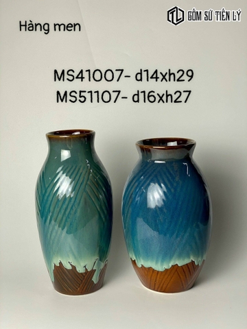 Set 2 bình men hoả biến đẹp-TLH09