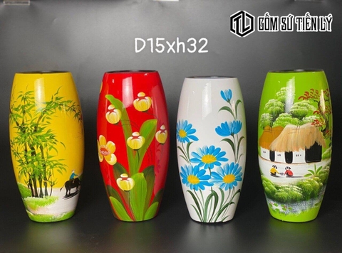 Lọ hoa đẹp sơn mài-TLM29