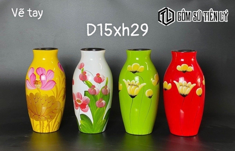 Set bình trang trí sơn mài-TLM30