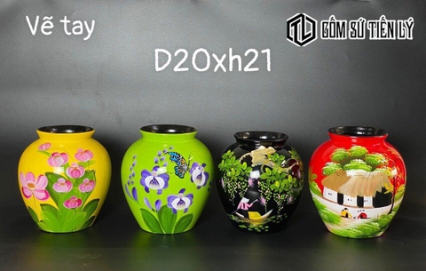 Bình sơn mài size nhỏ-TLM49