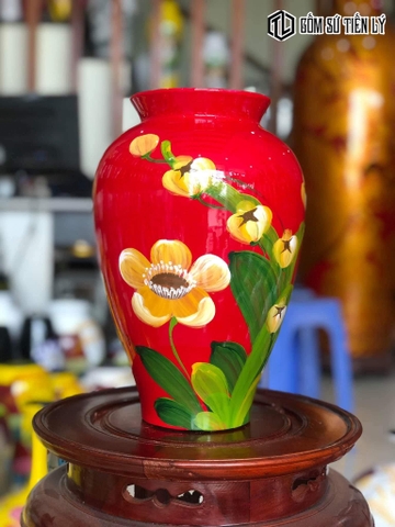 Bình trang trí dáng đùi dế-TLM62