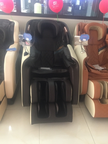 Ghế massage NAGA BB-03 ĐEN/NÂU BE