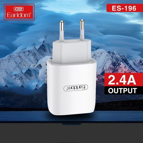 Sạc Bộ Earldom ES - 196I (Hỗ Trợ 2 Cổng USB)