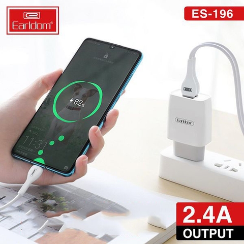 Sạc Bộ Earldom ES - 196M (Hỗ Trợ 2 Cổng USB)