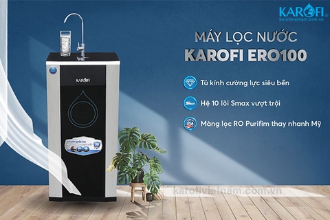 Máy lọc nước Karofi ERO100 – 10 cấp lọc