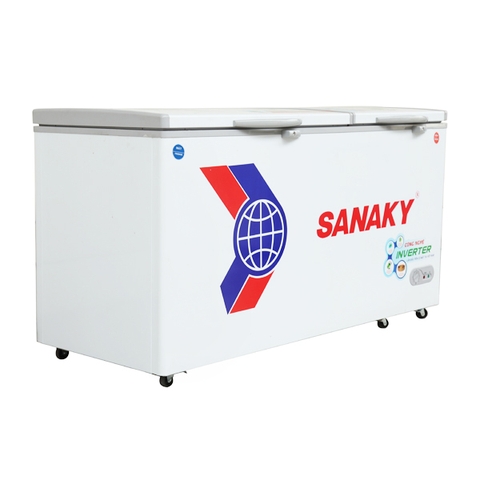 TỦ ĐÔNG SANAKY INVERTER VH-5699W3 1 ngăn đông 1 ngăn mát 365 lít