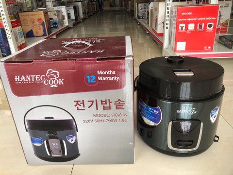 Nồi cơm điện cơ 1.8 lit Hanec Cook HC818