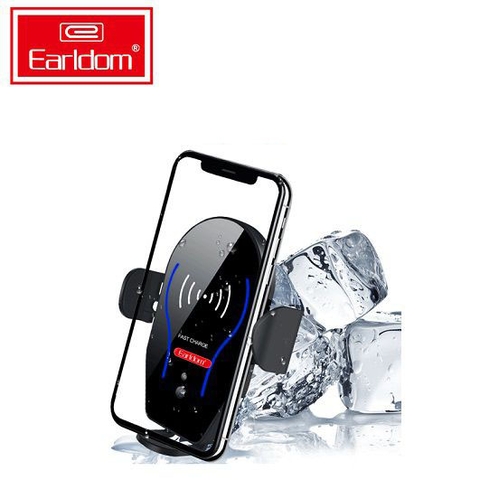Kẹp Điện Thoại Earldom Kèm Sạc Không Dây Có Cảm Biến WC - 03