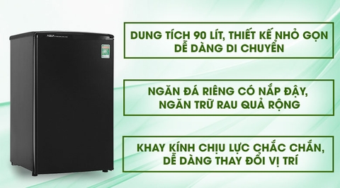 Tủ Lạnh mini AQUA 90 Lít AQR 95ER(SV)
