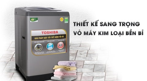 Máy giặt cửa đứng Toshiba 9 Kg AW-H1000GV SB