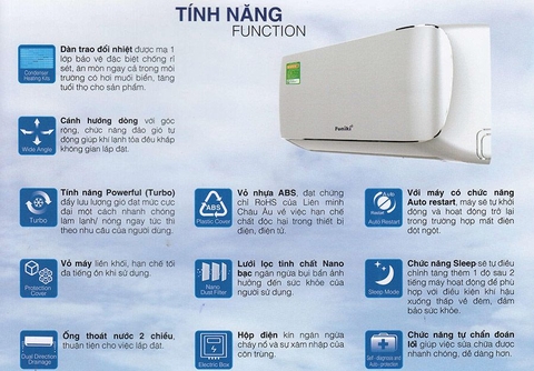 Điều hòa Funiki 9.000BTU 1 chiều thường SC09MMC