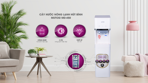 Cây nước nóng lạnh Mutosi MD-450 hút bình