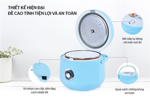 NỒI CƠM ĐIỆN Sunhouse 1.2L HAPPY TIME HTD8522G