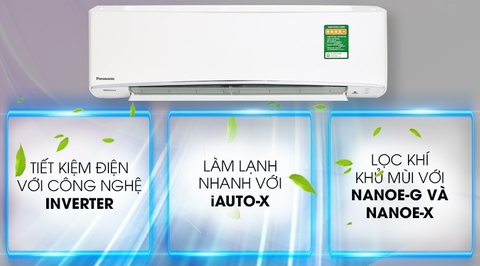 Điều hòa Panasonic  18.000BTU 1 chiều inverter XPU18