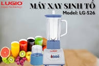 Máy xay sinh tố 2 cối nhựa LUGIO LG-526