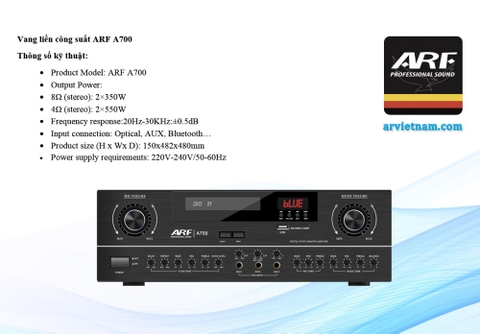 Đẩy ARF A700