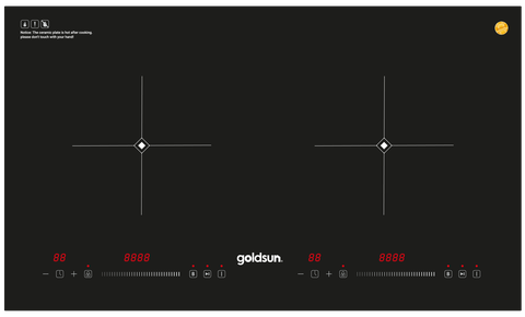 BẾP ĐIỆN TỪ ĐÔI GOLDSUN GDI7440