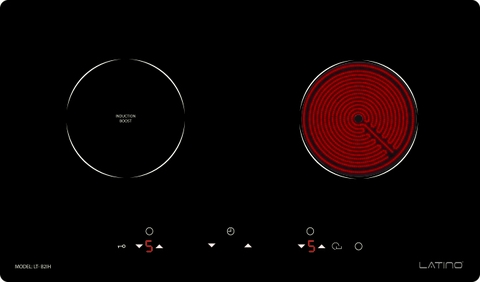 Bếp điện từ đôi latino  LTB2IH 1 từ 1 hồng ngoại