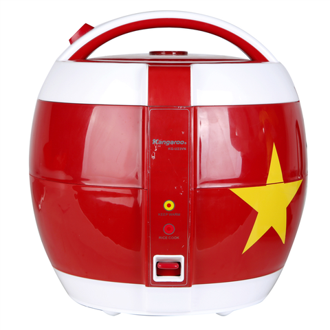 Nồi Cơm Điện Kangaroo KGU23VN 1.8L Đỏ Sao Vàng