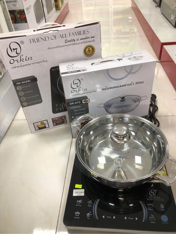 Bếp từ đơn Orkin OR-DC221 công suất 2200w kèm nồi từ Orkin OR-HT3